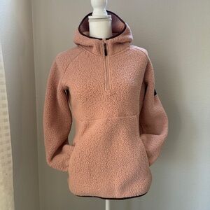 Ascend Pink Sherpa Hoodie/Sweatshirt Size XS
